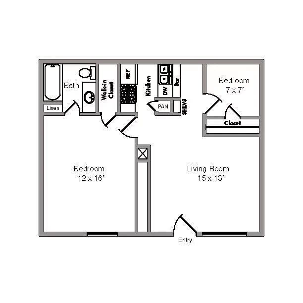 Unit 121 121 floor plan